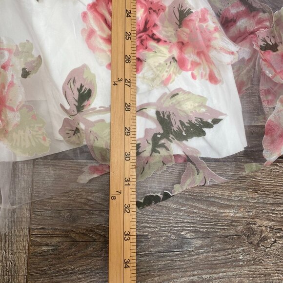 Floral Puff Sleeve Dress - Picture 9 of 11